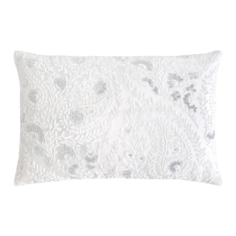 White Henna Velvet Pillows by Kevin O'Brien Studio