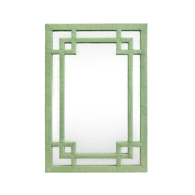 Worlds Away Geneva Sage Green Mirror