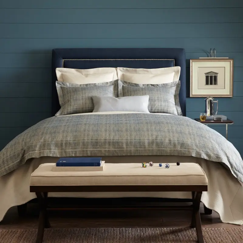 Biagio Blue Bedding by Peacock Alley