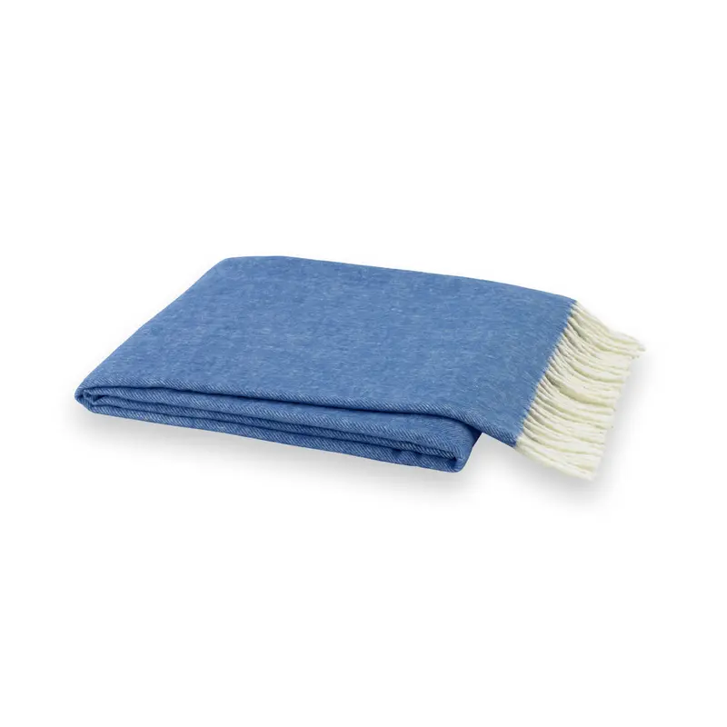 Italian Herringbone Marina Throw by Lands Downunder