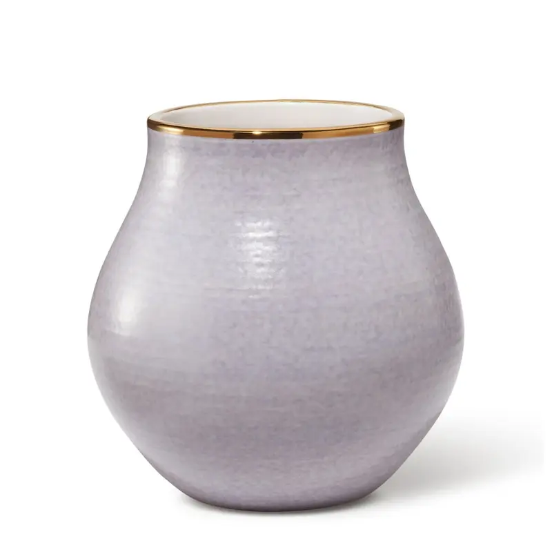 Romina Large Vase in Lavender Haze by AERIN