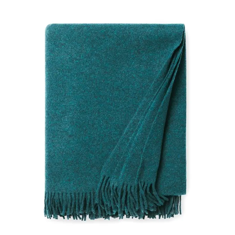 Vimmo Peacock Wool Throw