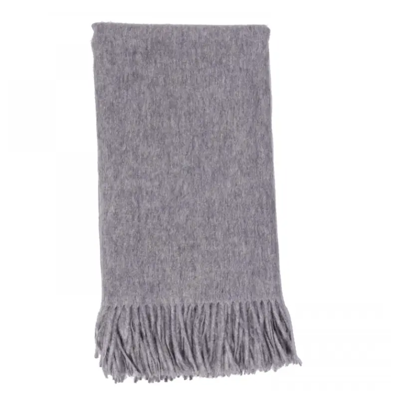 Cashmere Throw in Ash by Alashan