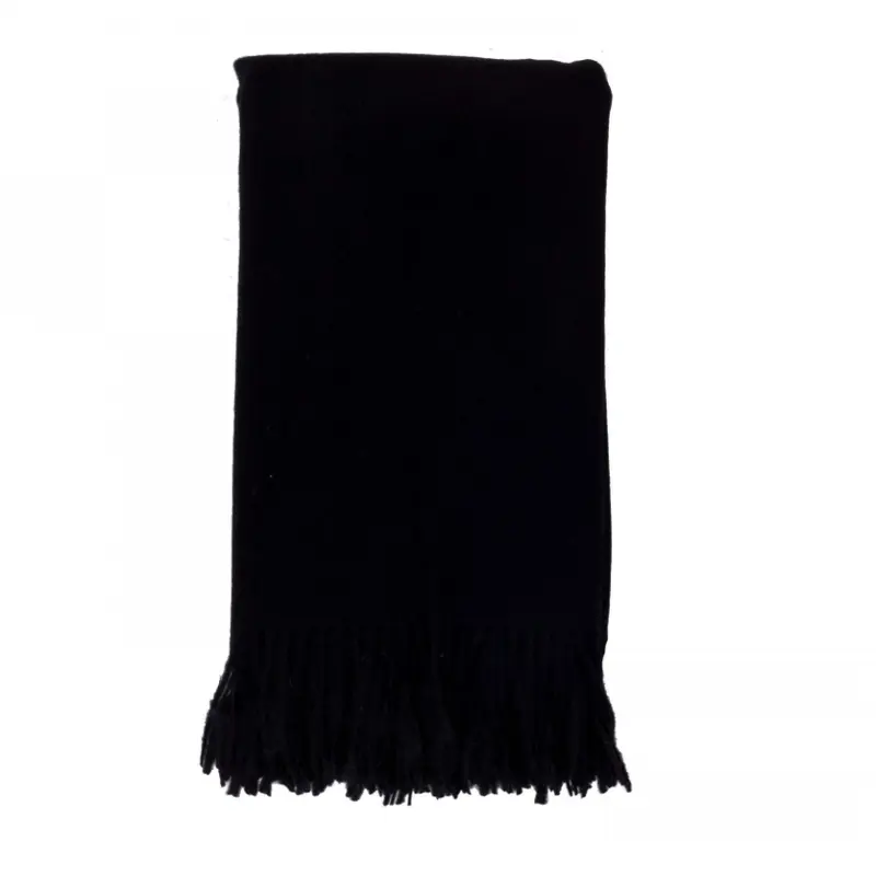 Cashmere Throw in Ebony by Alashan