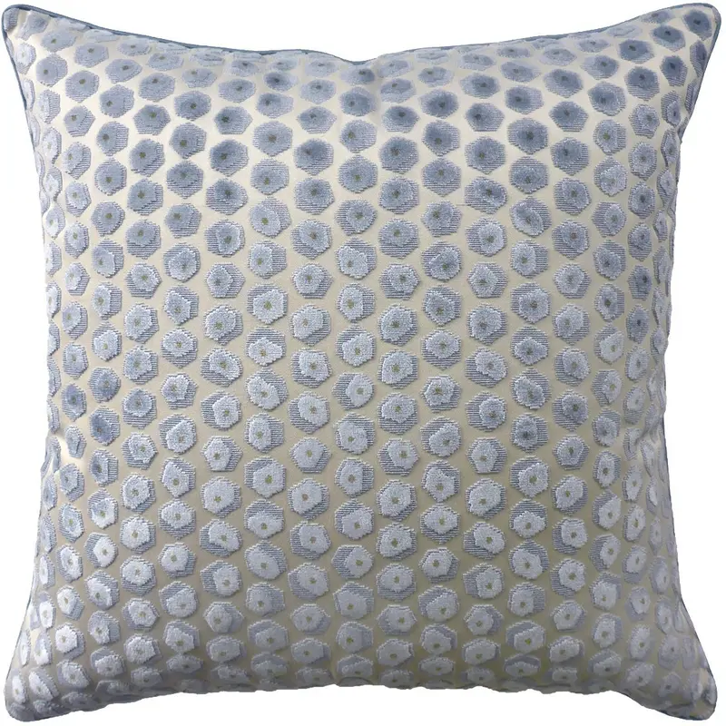 Gem Velvet Aqua Pillow