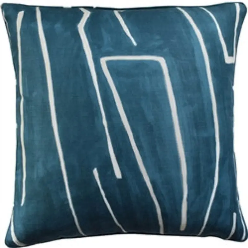 Grafitto Teal Pillow