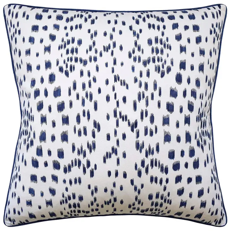 Les Touches Blue Pillow by Ryan Studio