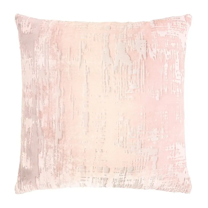 Brush Stroke Velvet Blush Pillows