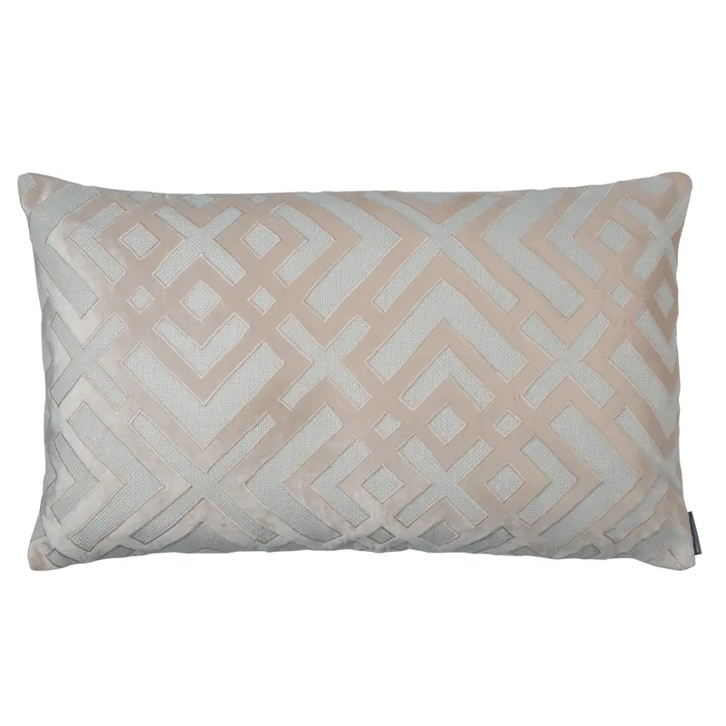 Karl Blush Large Rectangle Pillow by Lili Alessandra