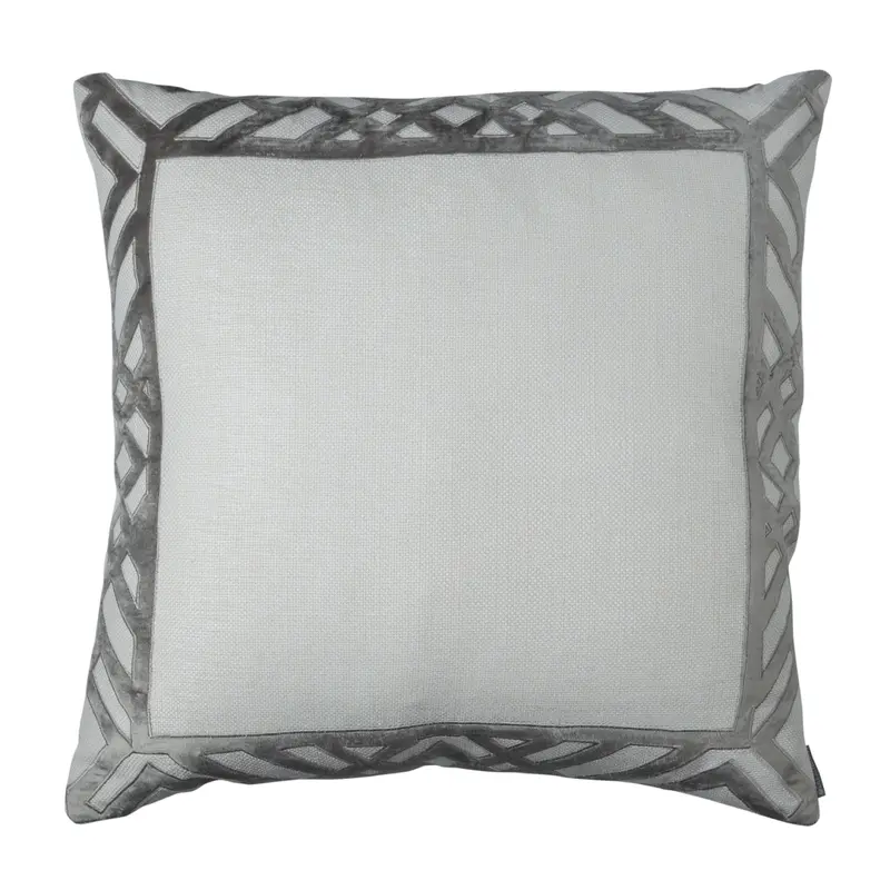 Karl Platinum European Pillow by Lili Alessandra