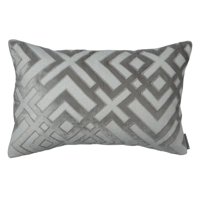 Karl Platinum Small Rectangle Pillow by Lili Alessandra
