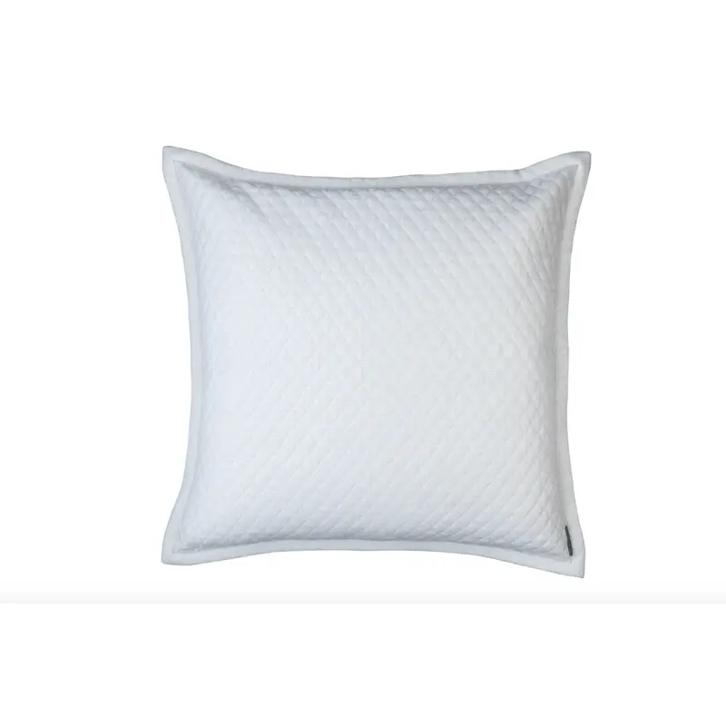 Laurie Diamond Quilted European Pillow by Lili Alessandra