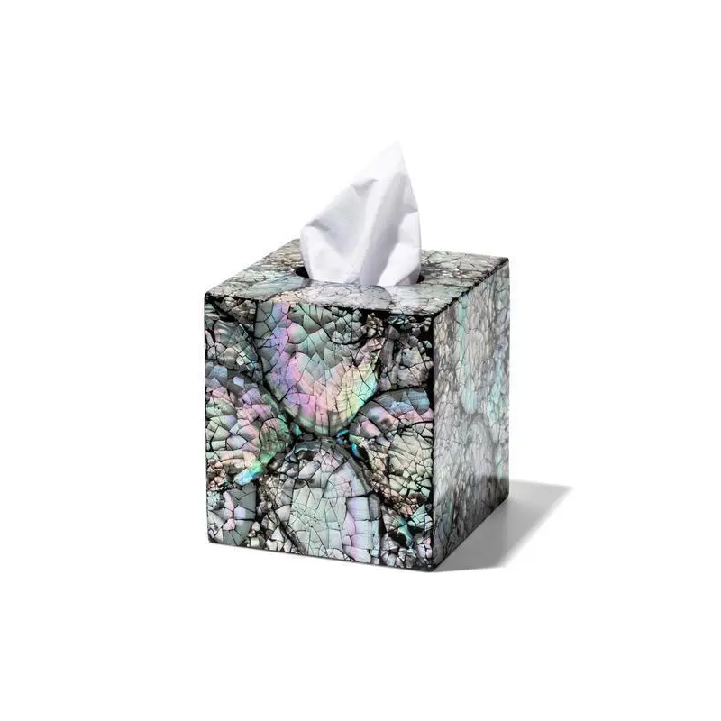 Mother of Pearl Tissue Box