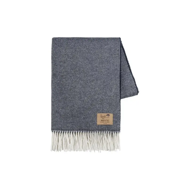 Navy Juno Cashmere Throw