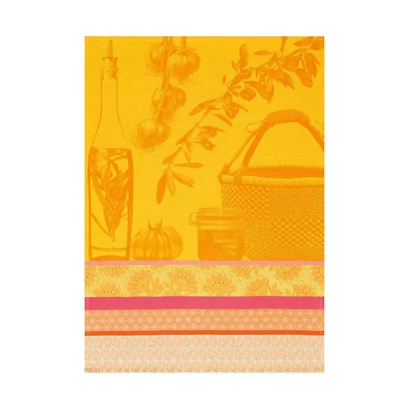Saveurs de Provence Lemon Tea Towel by Le Jacquard Franais