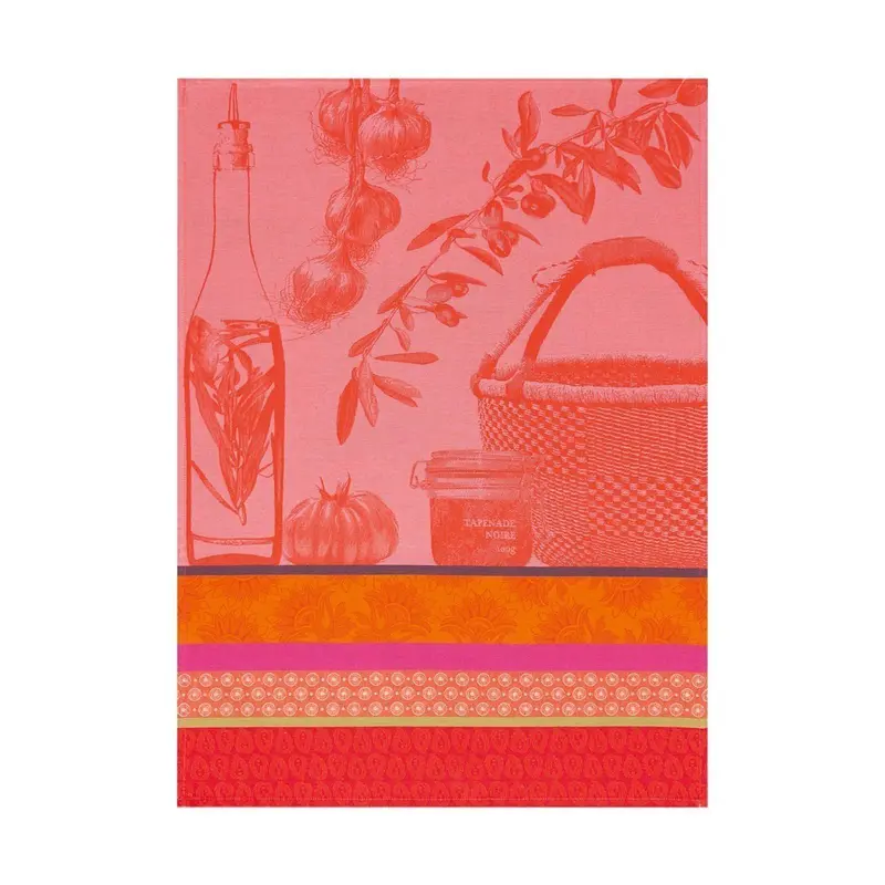 Saveurs de Provence Watermelon Tea Towel by Le Jacquard Franais
