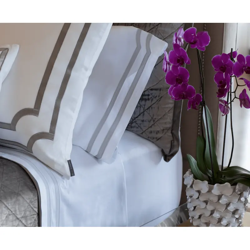 Soho White and Gray Sheets by Lili Alessandra