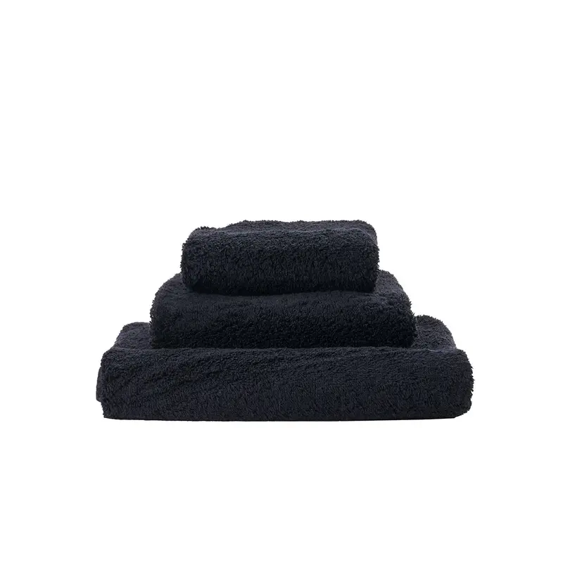 Super Pile Black Towels - Abyss Towels - Abyss and Habidecor