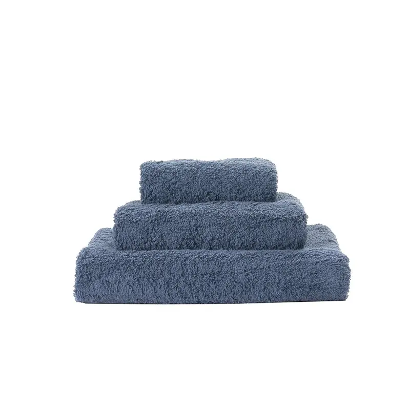 Super Pile Denim Towels by Abyss and Habidecor