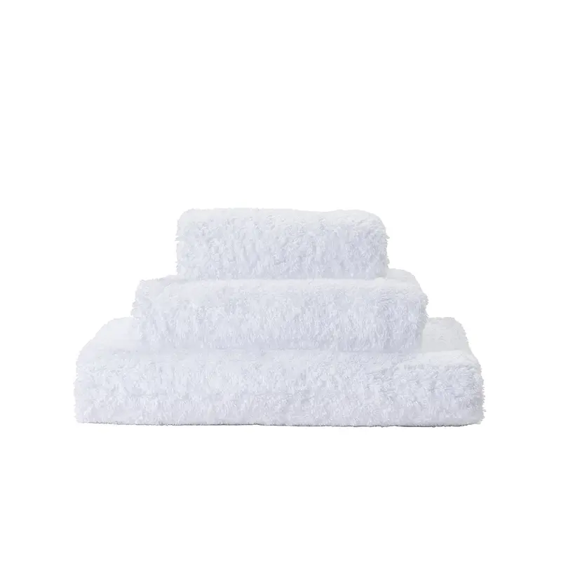 Super Pile White Towels by Abyss and Habidecor