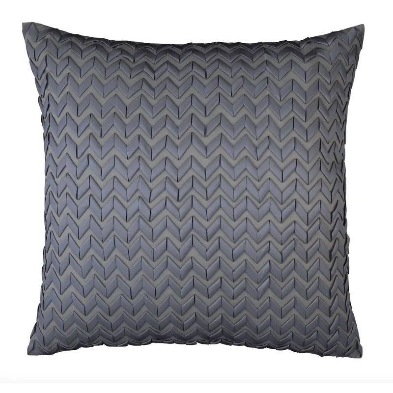 Ultra Pewter Large Euro Pillow by Lili Alessandra