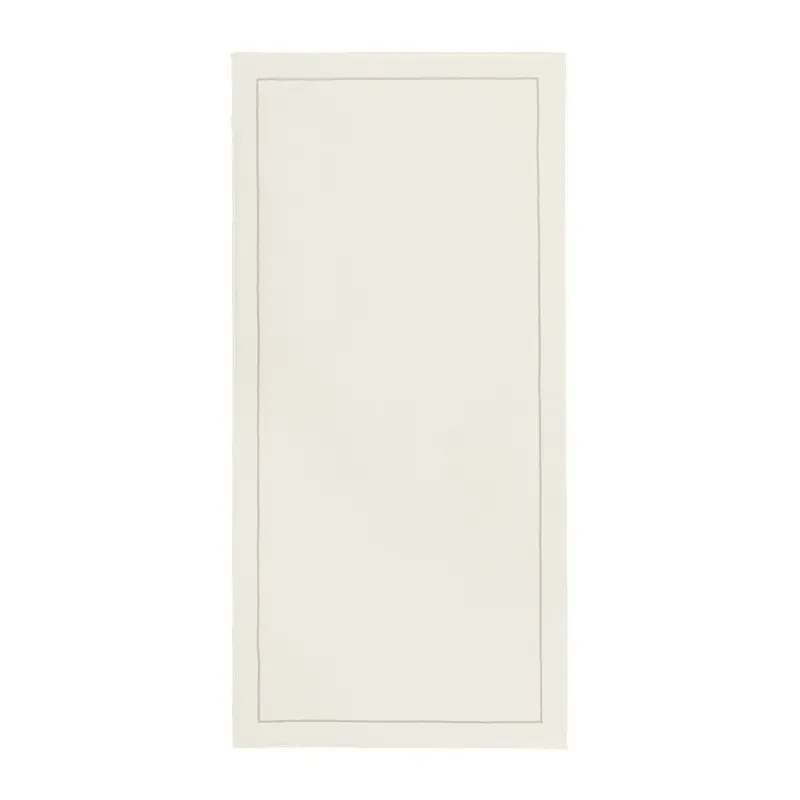 Croisire Ecru Beach Towel by Yves Delorme