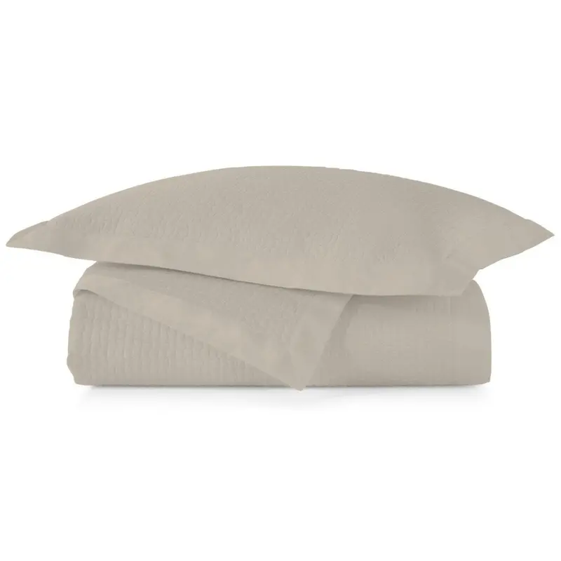 Hamilton Platinum Quilted Coverlets by Peacock Alley