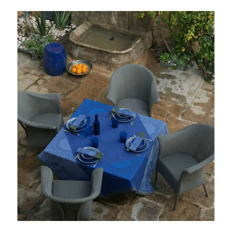 Jardin D'Orient Blue Table Linens