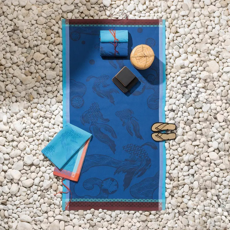 Ocanique Beach Towel by Le Jacquard Franais