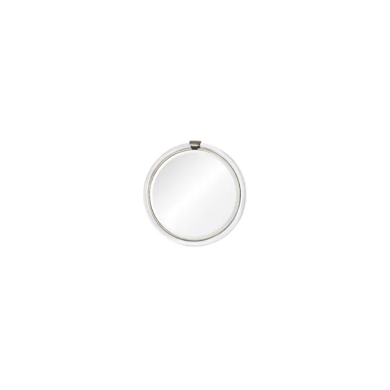 Acrylic & Nickel Round Mirror by Mirror Home
