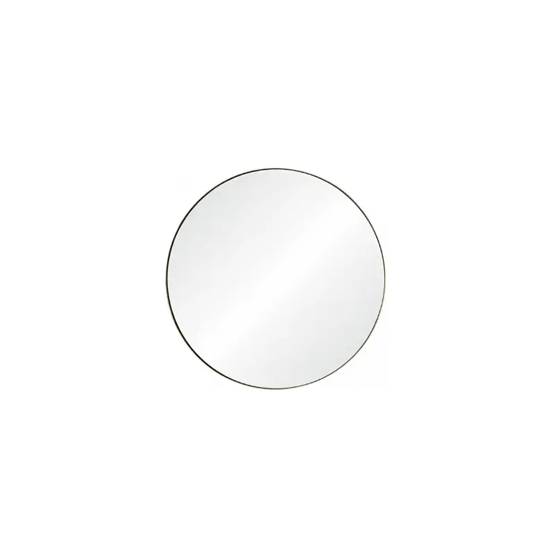 Burnished Brass Round Mirror by Mirror Home