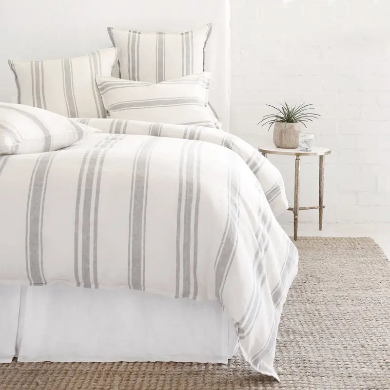 Jackson Cream & Grey Duvets by Pom Pom at Home