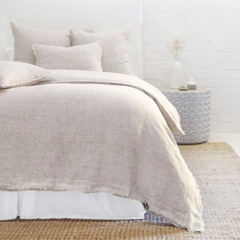 Logan Terra Cotta Duvet Collection by Pom Pom at Home