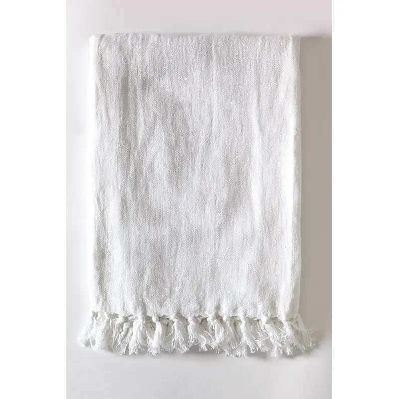 Montauk White Blanket Collection