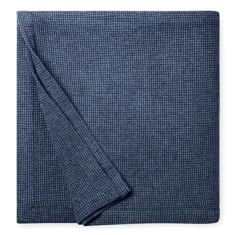 Talida Navy Blanket by Sferra