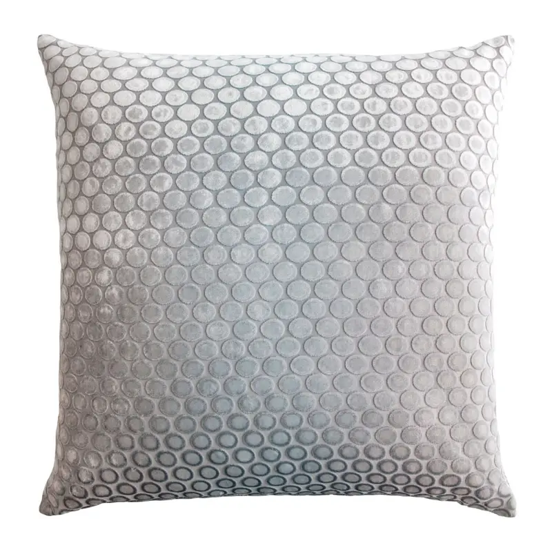 Dots Velvet Robin's Egg Pillows by Kevin O'Brien Studio
