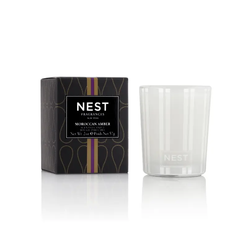 Moroccan Amber Votive Candle by Nest