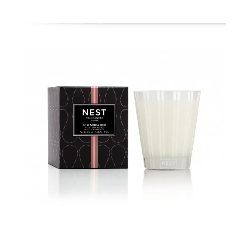 Rose Noir & Oud Classic Candle by Nest