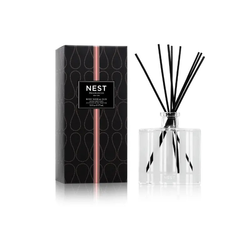 Rose Noir & Oud Reed Diffuser by Nest