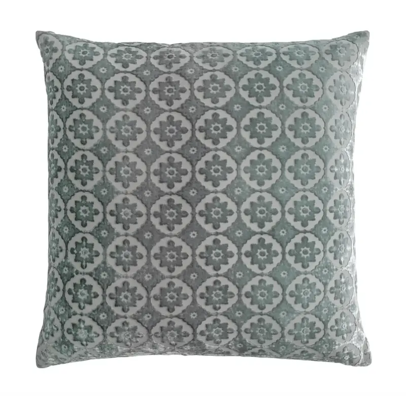 Small Moroccan Jade Velvet Pillows by Kevin O'Brien Studio