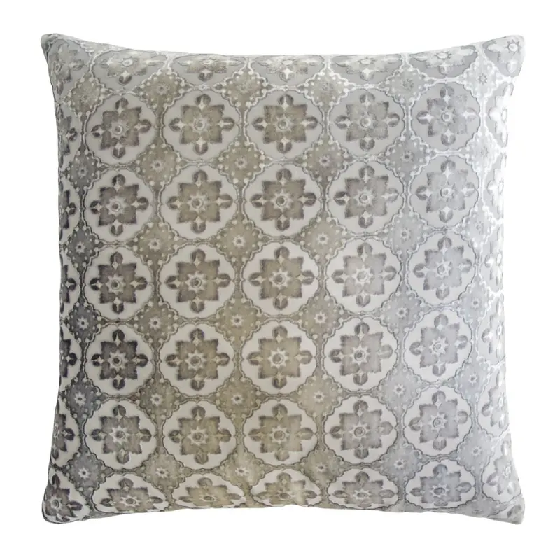 Small Moroccan Nickel Velvet Pillows by Kevin OBrien Studio