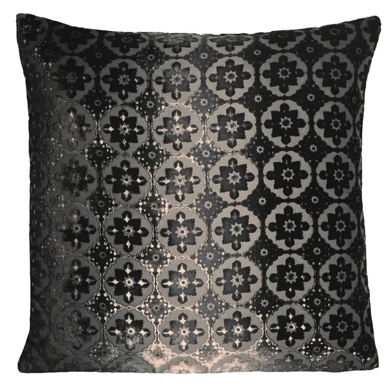 Small Moroccan Smoke Velvet Pillows by Kevin OBrien Studio