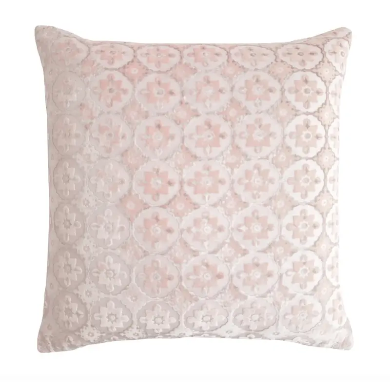 Small Moroccan Velvet Blush Pillows by Kevin OBrien Studio