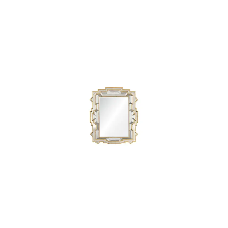 Southampton Large Gold Wall Mirror by Michael S. Smith