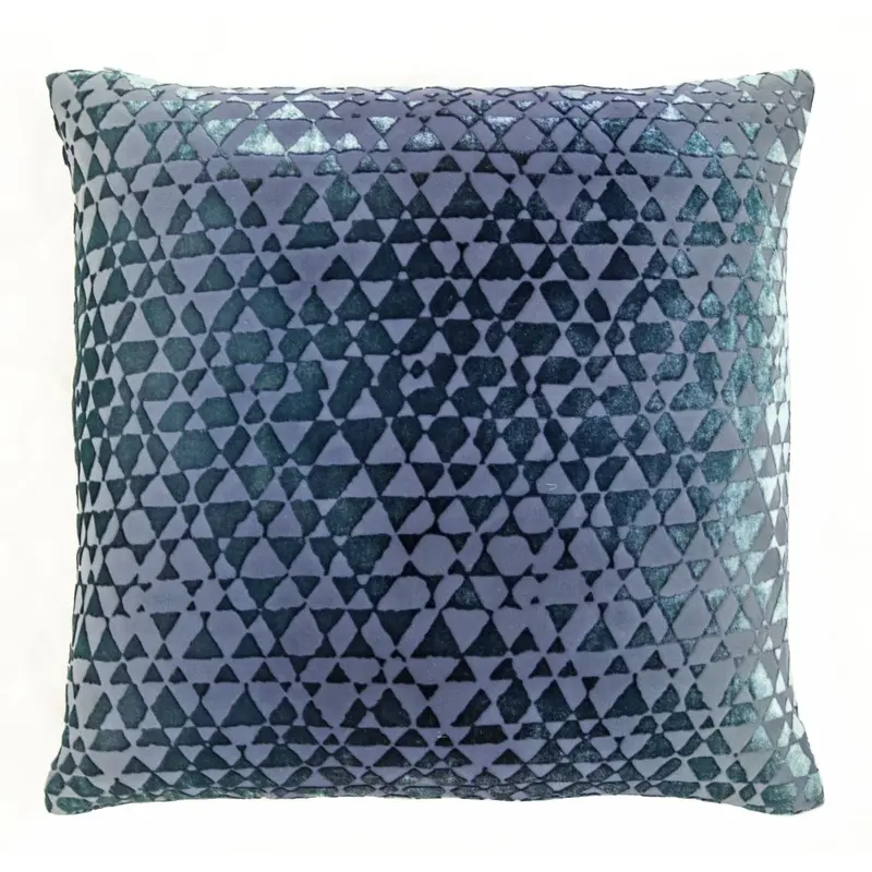 Triangles Velvet Shark Pillows by Kevin OBrien Studio