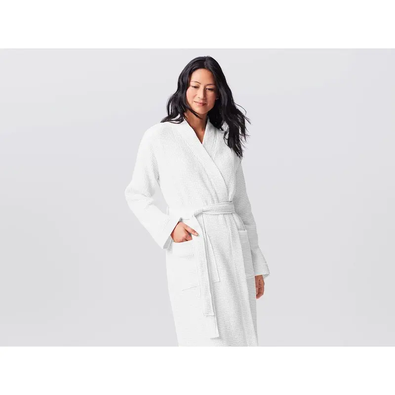Unisex Organic Waffle Robe by Coyuchi