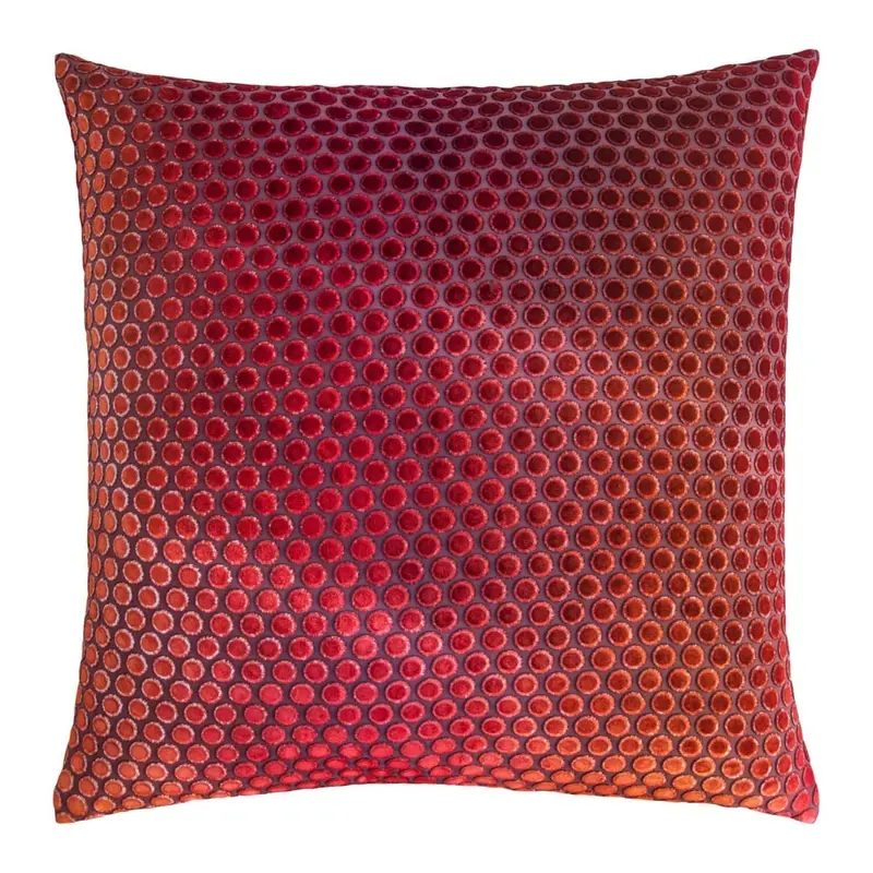 Wildberry Dots Velvet Pillows by Kevin OBrien Studio