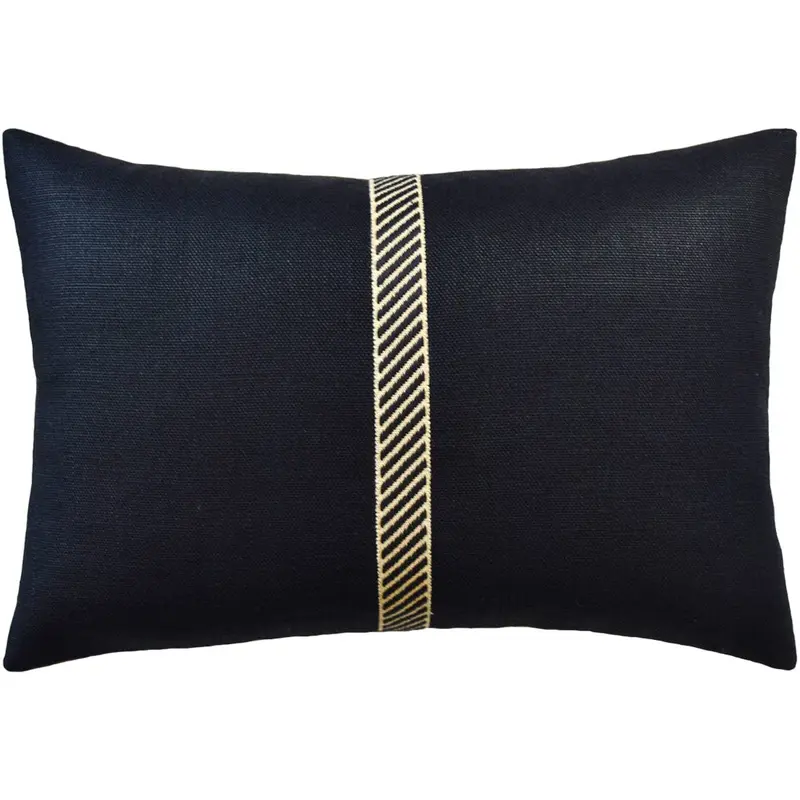 Cabana Tape Sand & Shade Lumbar Pillow by Ryan Studio