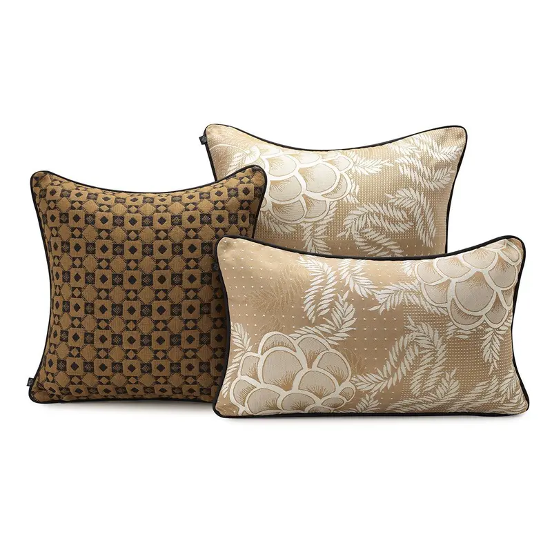 Canevas Cumin Pillow Covers by Le Jacquard Franais