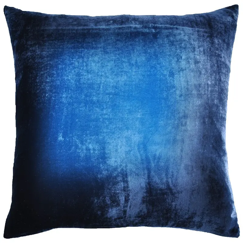 Midnight Ombre Velvet Pillows by Kevin OBrien Studio